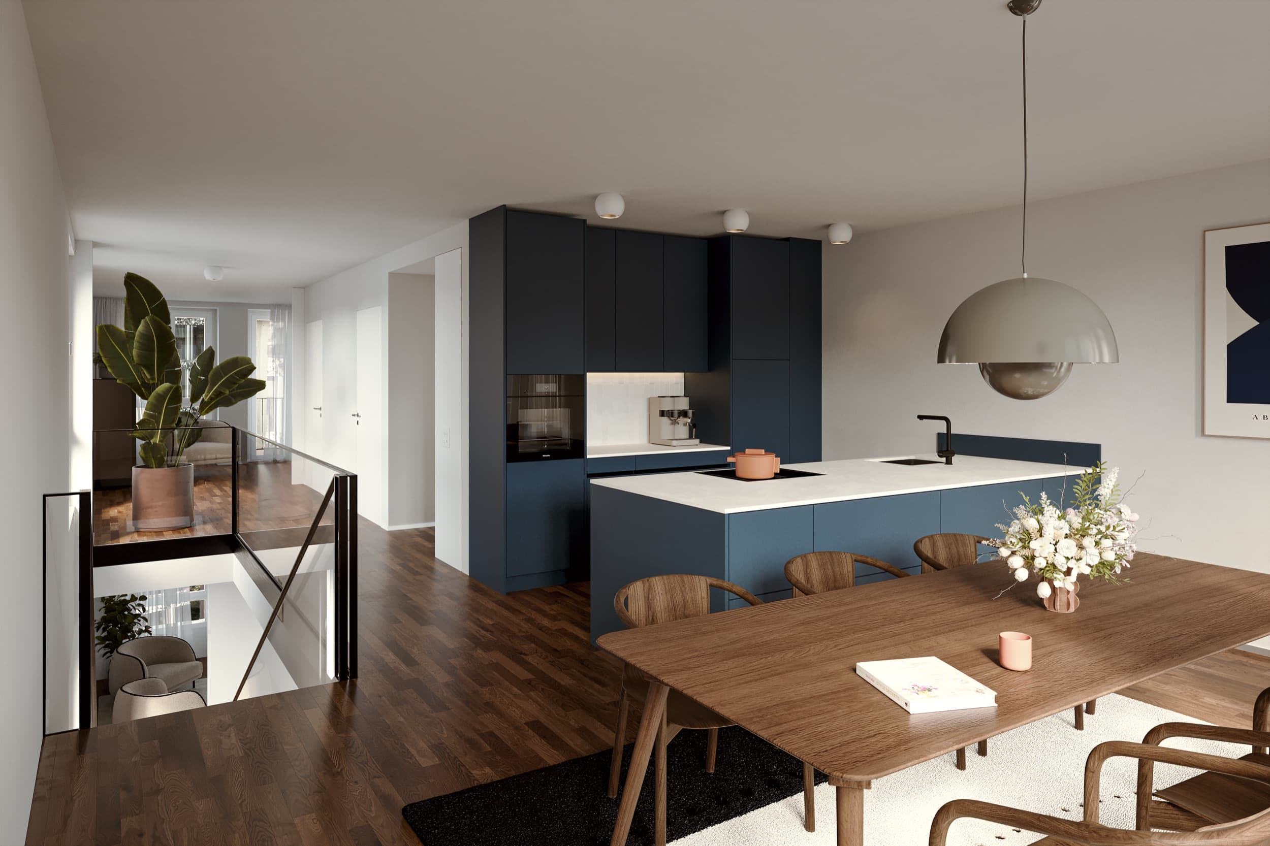 Beethovenstrasse 32 Zürich Innenansicht Visualisierung